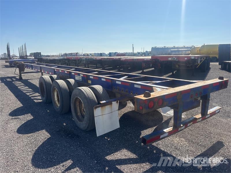 Hyundai 53 ft Tri/A Container Trailer Reboques Porta Contentores