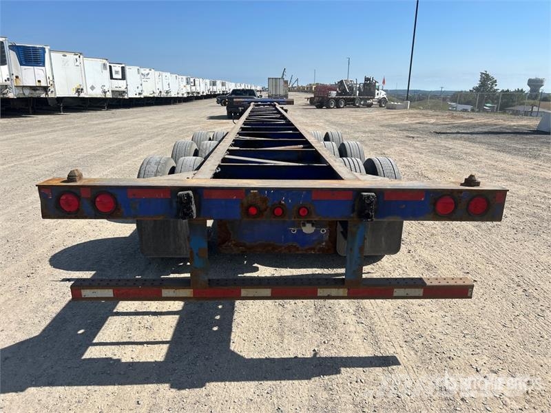 Hyundai 53 ft Tri/A Container Trailer Rimorchi portacontainer
