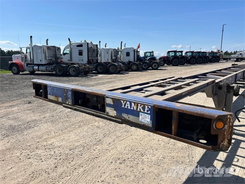 Hyundai 53 ft Tri/A Container Trailer Rimorchi portacontainer