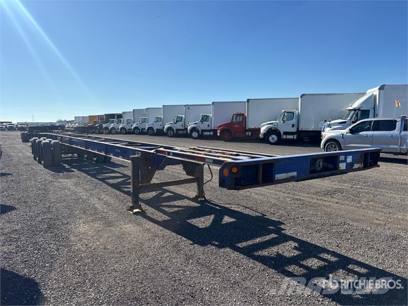 Hyundai 53 ft Tri/A Container Trailer Reboques Porta Contentores