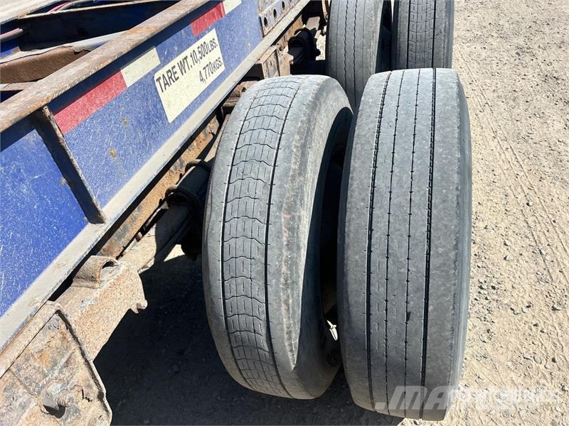 Hyundai 53 ft Tri/A Container Trailer Rimorchi portacontainer