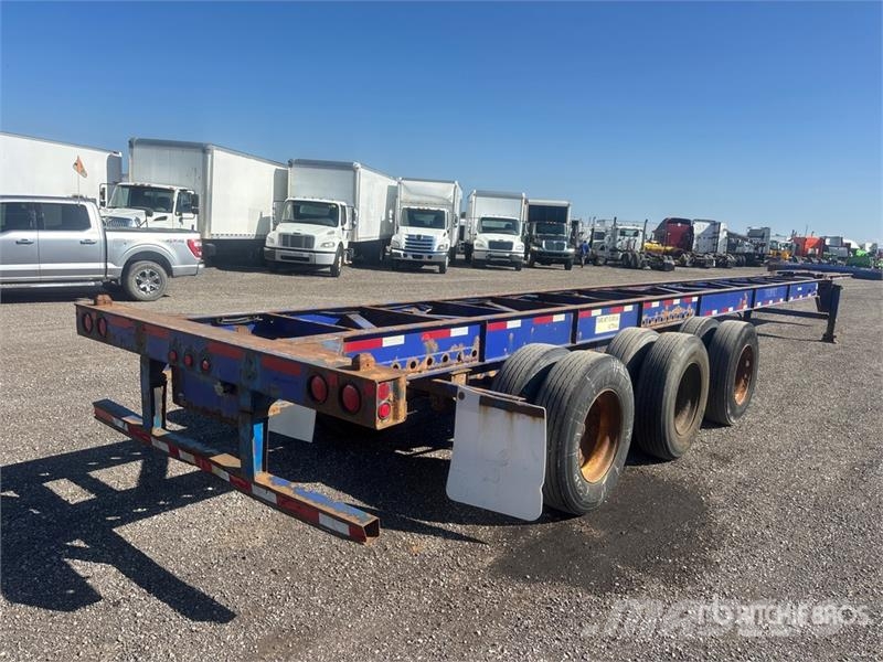 Hyundai 53 ft Tri/A Container Trailer Reboques Porta Contentores