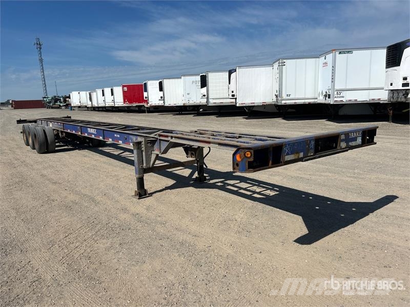 Hyundai 53 ft Tri/A Container Trailer Rimorchi portacontainer