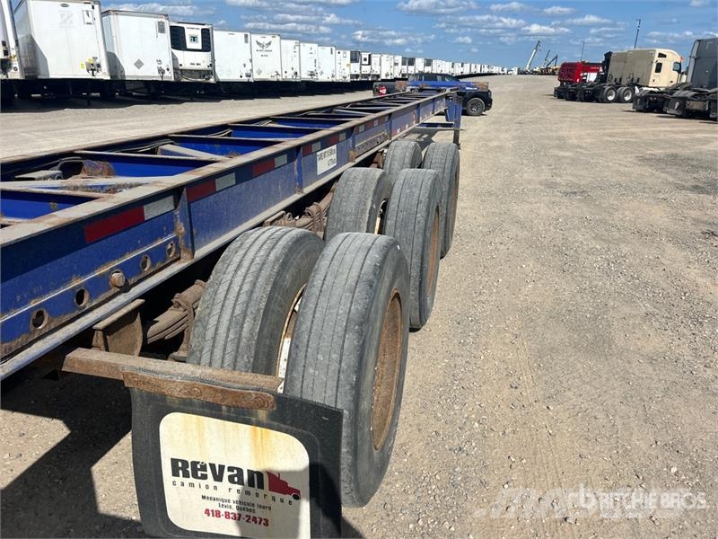 Hyundai 53 ft Tri/A Intermodal Container Trailer Containerhenger