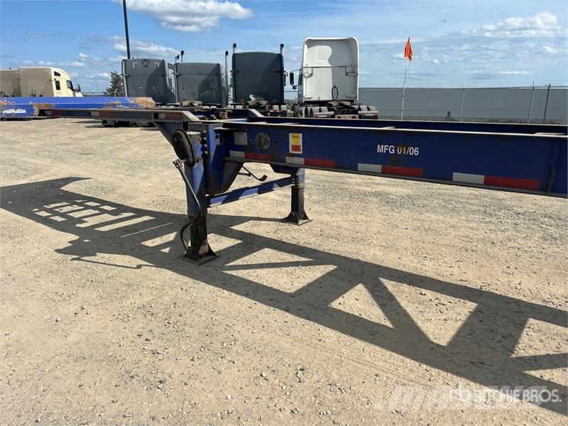 Hyundai 53 ft Tri/A Intermodal Container Trailer Containerhenger