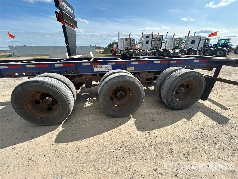 Hyundai 53 ft Tri/A Intermodal Container Trailer Containerhenger