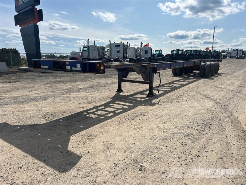 Hyundai 53 ft Tri/A Intermodal Container Trailer Containerhenger