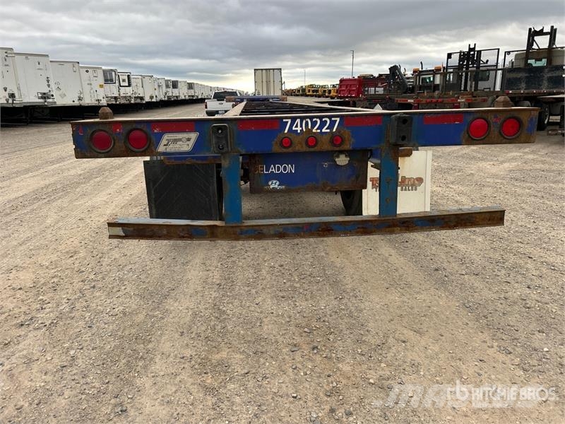 Hyundai 53 ft Tri/A Intermodal Container Trailer Причепи для перевезення контейнерів