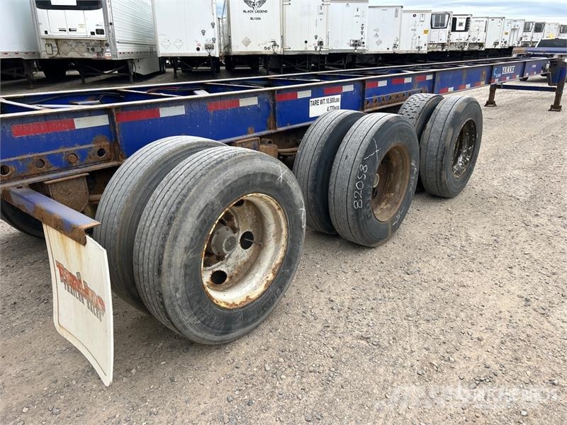 Hyundai 53 ft Tri/A Intermodal Container Trailer Причепи для перевезення контейнерів