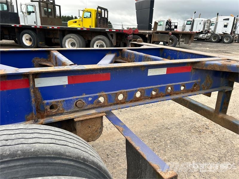 Hyundai 53 ft Tri/A Intermodal Container Trailer Причепи для перевезення контейнерів