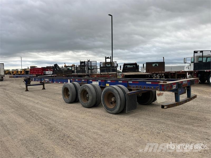 Hyundai 53 ft Tri/A Intermodal Container Trailer Причепи для перевезення контейнерів