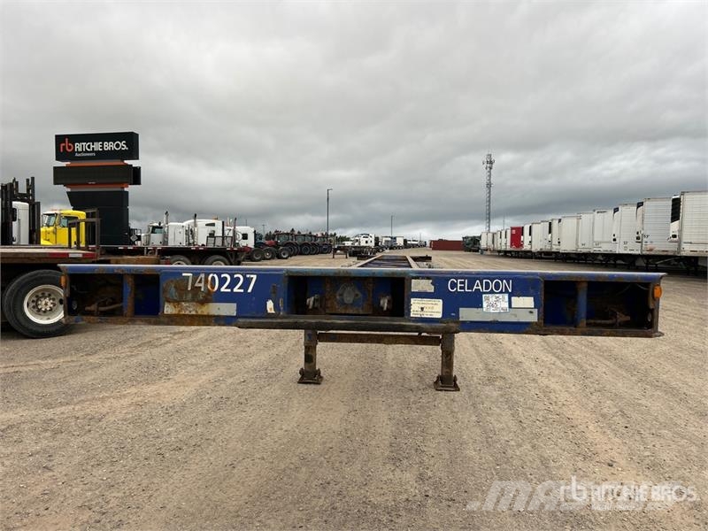 Hyundai 53 ft Tri/A Intermodal Container Trailer Причепи для перевезення контейнерів