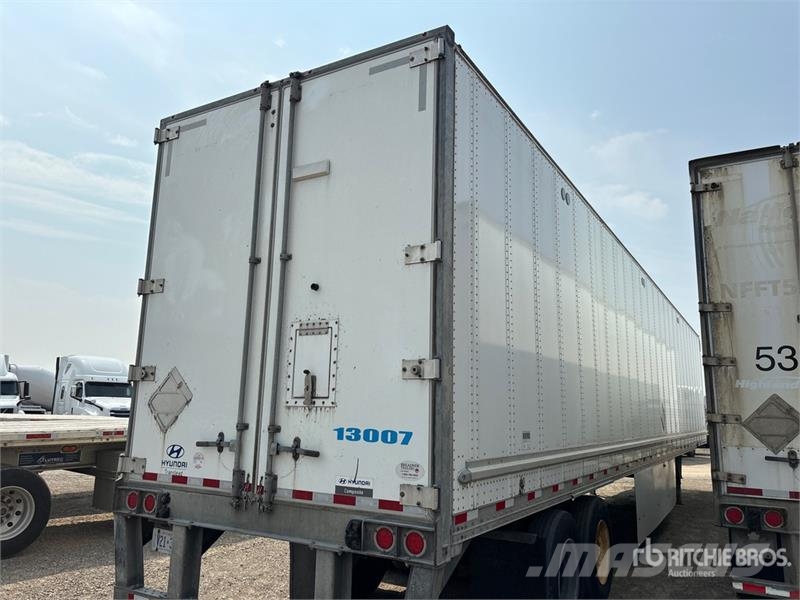 Hyundai 53 ft x 102 in T/A Van Trailer Reboques baú