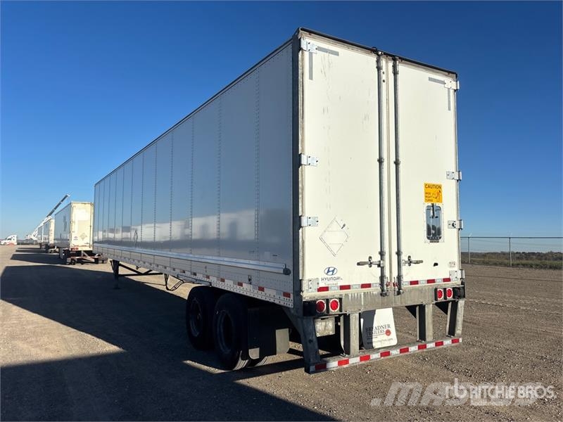 Hyundai 53 ft x 102 in T/A Van Trailer Skappåbygg