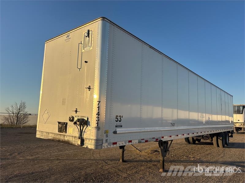 Hyundai 53 ft x 102 in T/A Van Trailer Dobozos pótkocsik