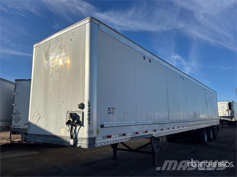 Hyundai 53 ft x 102 in Tri/A Van Trailer Ремаркета фургони