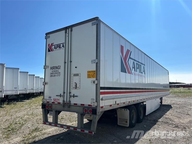 Hyundai 53 ft x 102 in T/A Van Trailer Ремаркета фургони