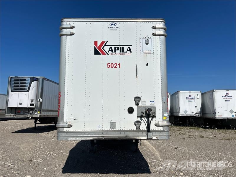 Hyundai 53 ft x 102 in T/A Van Trailer Ремаркета фургони