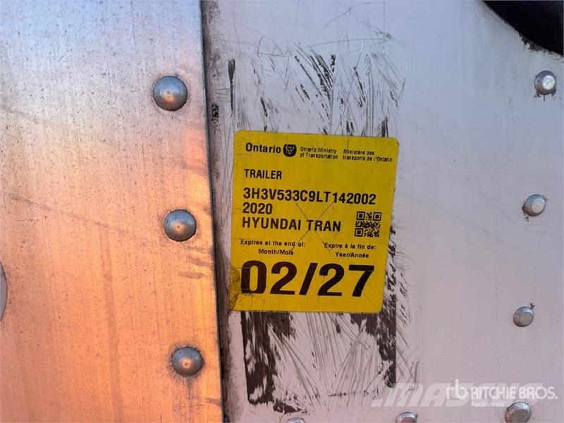 Hyundai 53 ft x 102 in Tri/A Van Trailer Ремаркета фургони