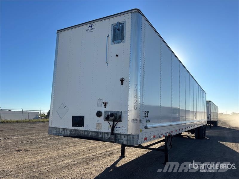 Hyundai 53 ft x 102 in T/A Van Trailer Skappåbygg