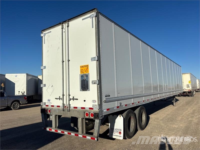 Hyundai 53 ft x 102 in T/A Van Trailer Skappåbygg