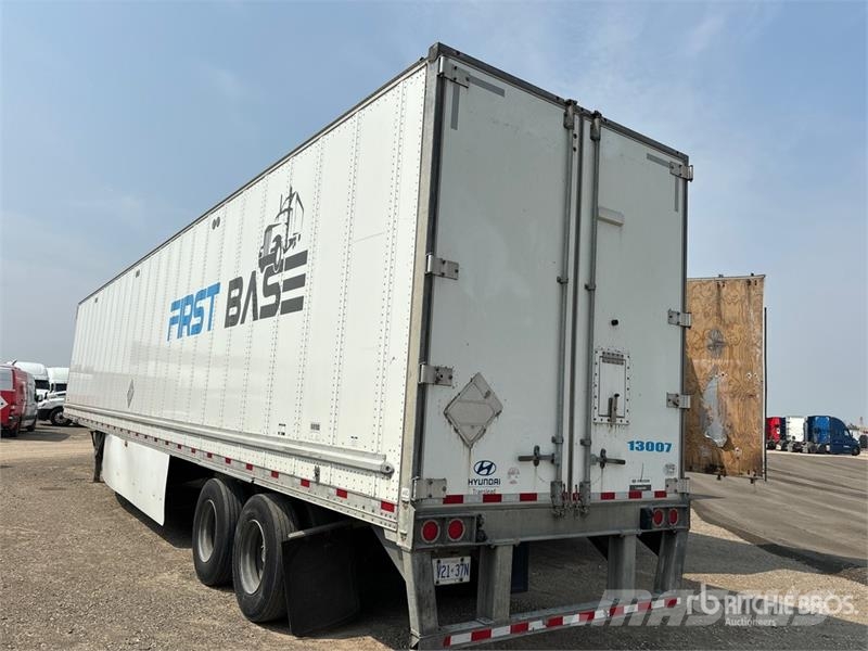 Hyundai 53 ft x 102 in T/A Van Trailer Reboques baú