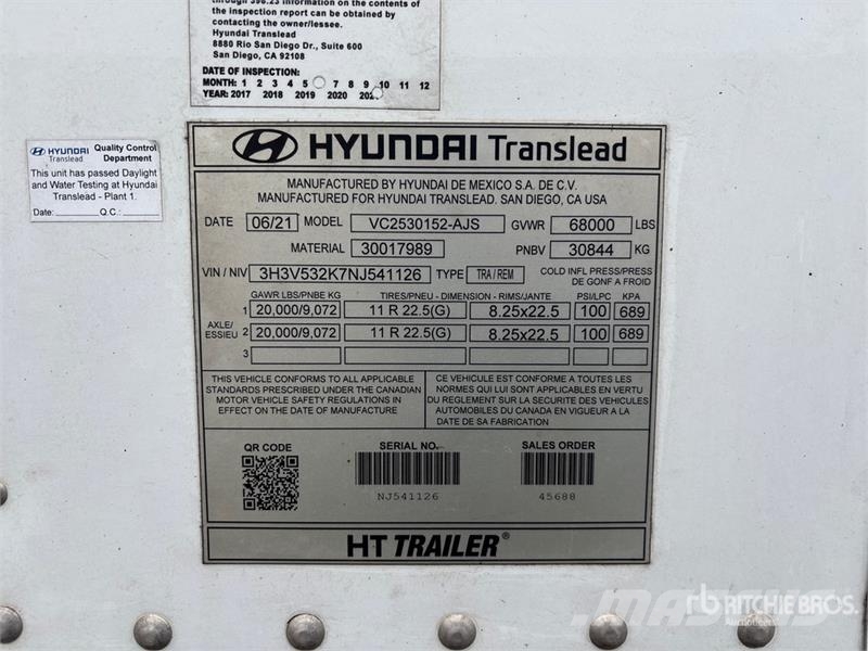Hyundai VC2530152-AJS Причепи-фургони