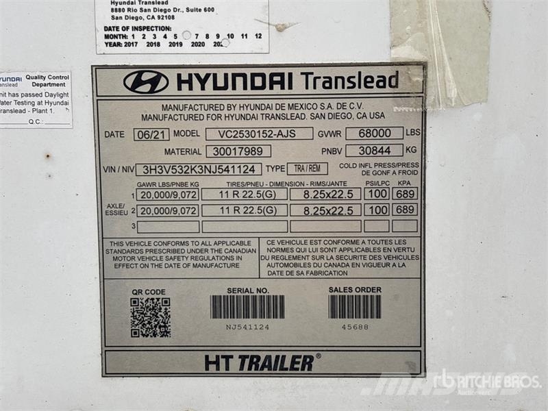 Hyundai VC2530152-AJS Dengtos priekabos