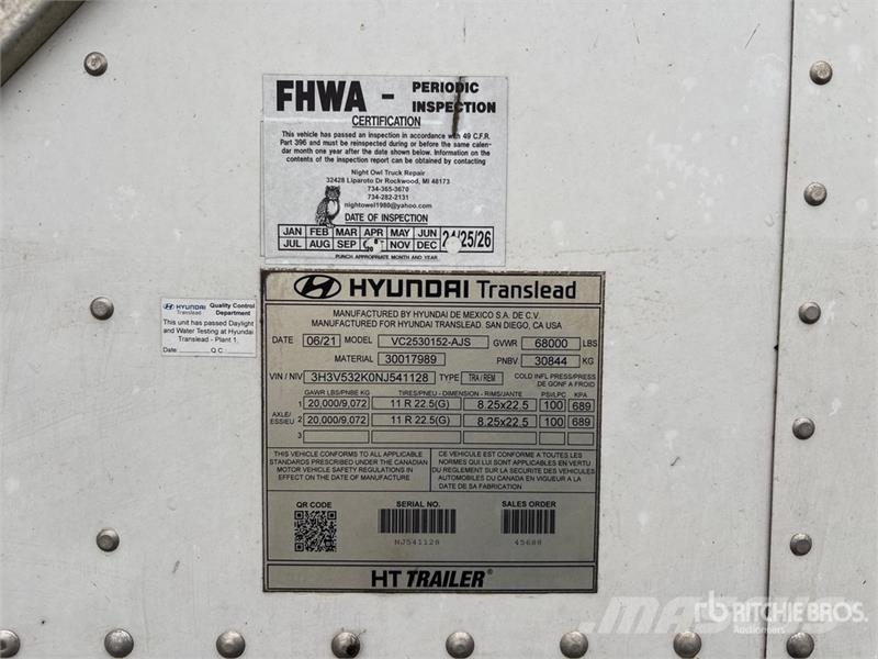 Hyundai VC2530152-AJS Dengtos priekabos