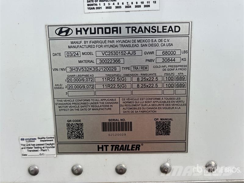 Hyundai VC2530152-AJS Ρυμούλκες κλούβα