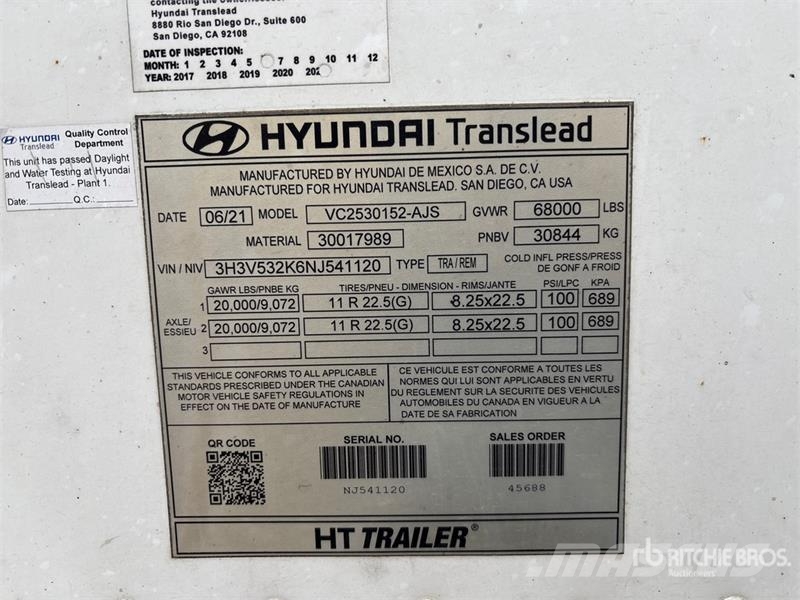 Hyundai VC2530152-AJS Причепи-фургони