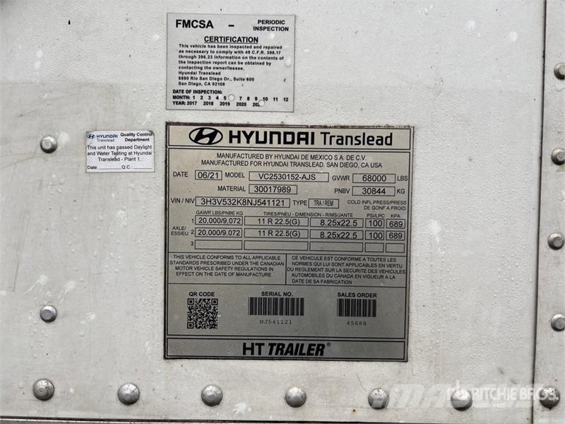 Hyundai VC2530152-AJS Van Body Trailers
