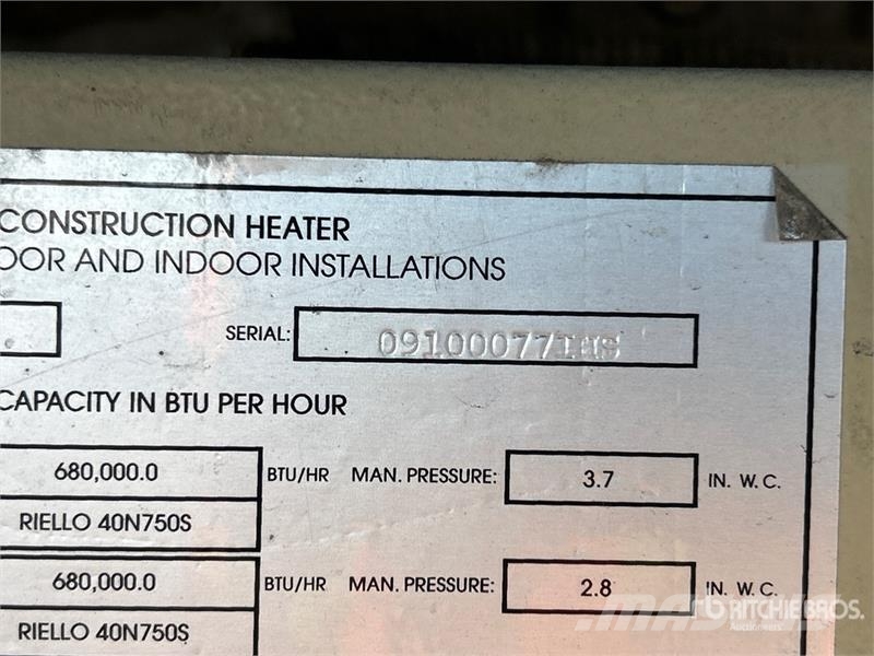 Ice Fighter IHS700 680000 BTU Space Heater Dispositivi di riscaldamento / scongelamento