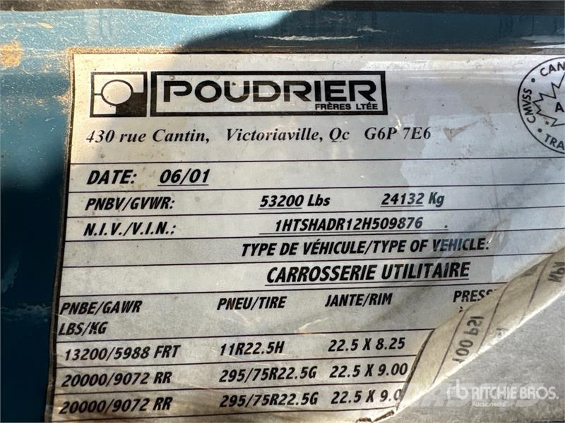 International 4900 Camiões de sonda de perfuração móvel