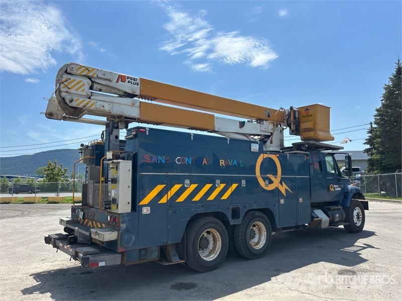 International 500-50-RU 50 ft on International 7400 6x4 Extende المنصات الهوائية المثبتة على شاحنة
