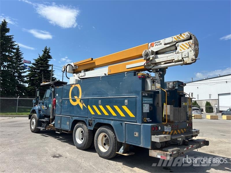 International 500-50-RU 50 ft on International 7400 6x4 Extende المنصات الهوائية المثبتة على شاحنة