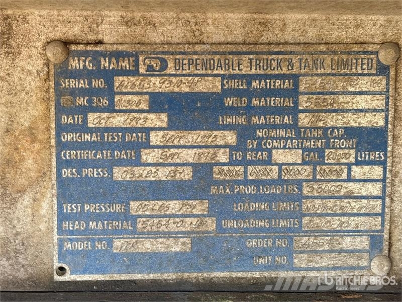 International 7400 Ūdens mašīnas