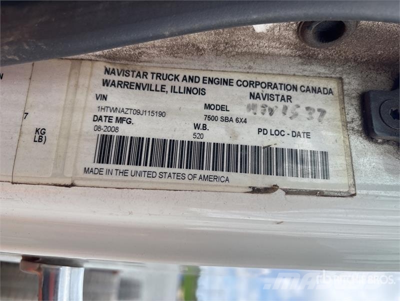 International 7500 Kabinler