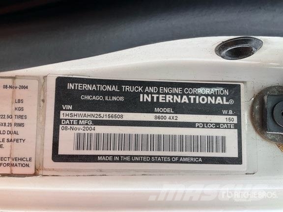 International 8600 Τράκτορες