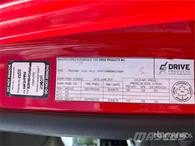 International CV515 4x4 Snow Plow Truck Kommunalt / generelt kjøretøy