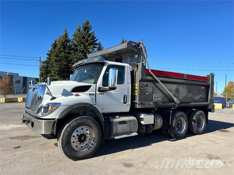 International HV607 6x4 T/A Dump Truck Tipper trucks