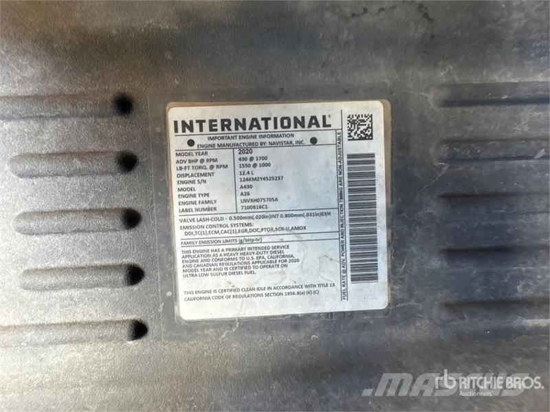 International HV613 6x4 Snow Plow Truck Kommunalt / generelt kjøretøy
