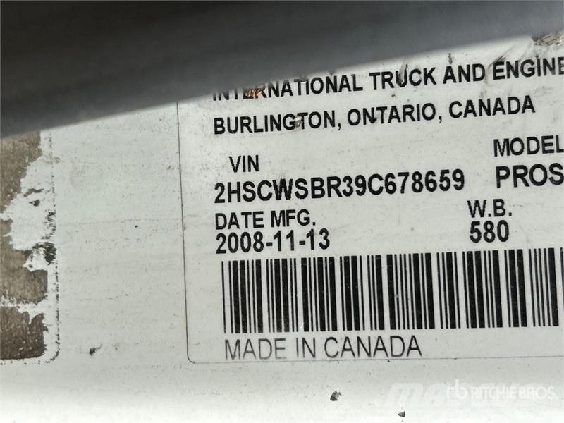 International ProStar 6x4 T/A Sleeper Truck Tractor (Inoperable) Nyergesvontatók