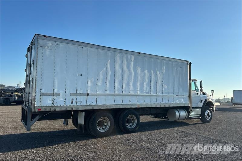 International WorkStar 7600 6x4 Van Truck Box body trucks