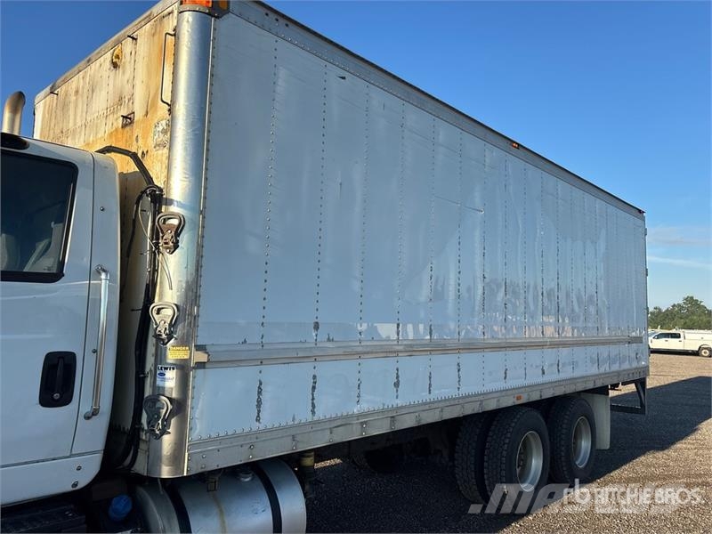 International WorkStar 7600 6x4 Van Truck Box body trucks