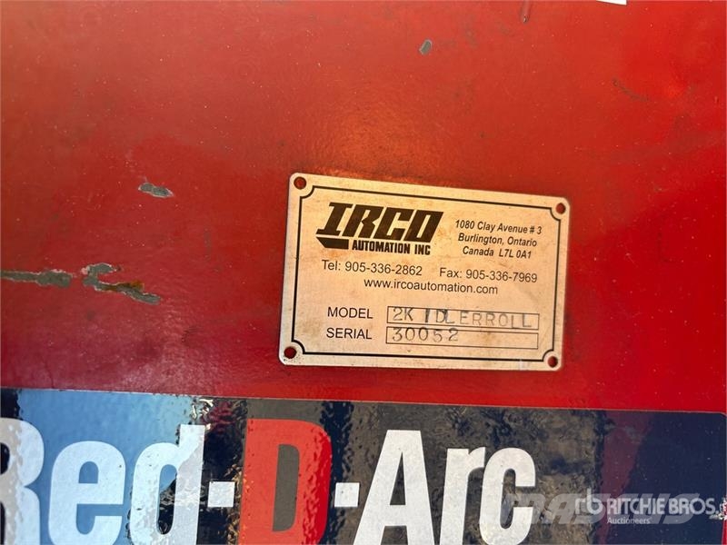  Irco Automation 3-1I 1 ton Idler Roll (Inoperable) Andre komponenter