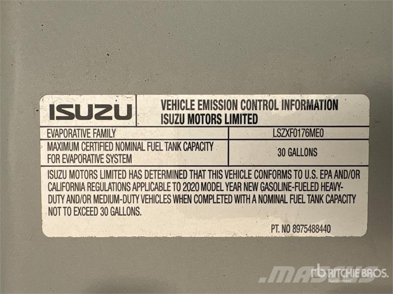 Isuzu NPR Camiões de caixa fechada