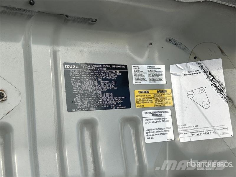 Isuzu NPR Vilkikai šaldytuvai
