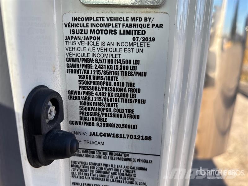 Isuzu NPR HD Kapali kasa kamyonlar