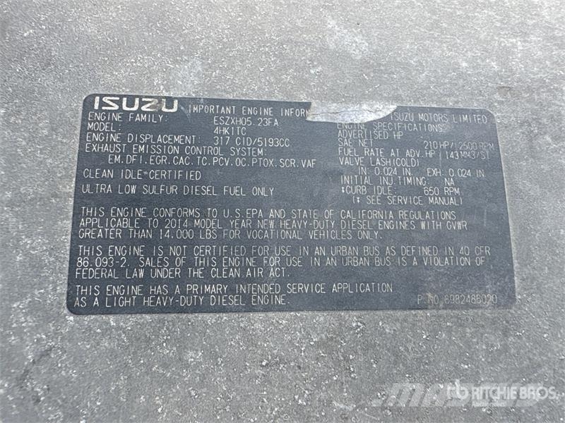 Isuzu NRR مركبات إصلاح الأعطال